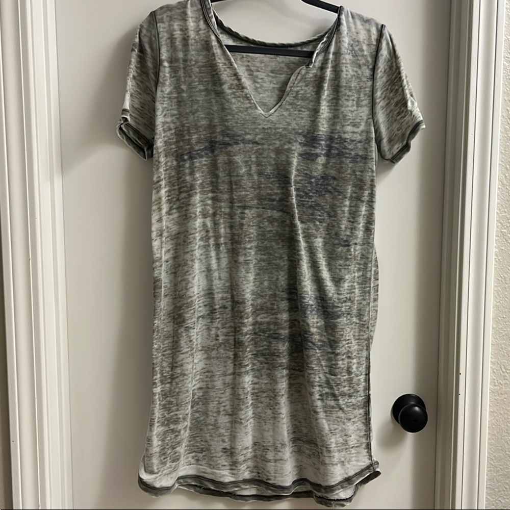 Z Supply Acid Washed Camo Mini Dress